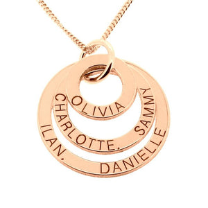 Personality Circle Pendant Necklace New Arrival High Quality Handmade Necklaces Jewelry Can Custom Mada Any Name YP2749