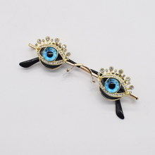 Load image into Gallery viewer, Personality Steampunk Sunglasses Women Brand Designer  Rhinestone Diamond Vintage Sun Glasses Lentes De Sol Mujer