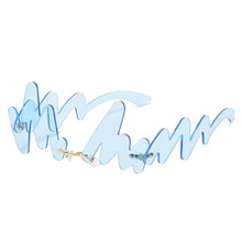 Load image into Gallery viewer, Personality Funny N Shaped Wave No Frame Sunglasses Women 2023  Brand Party Prom Sun Glasses Ladies Irregular Ocean Shades