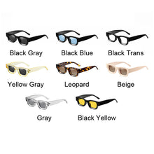 Load image into Gallery viewer, Personality Small Square Sunglasses Men Brand Designer Sun Glasses Male Vintage Black Punk Shades Polarized Oculos