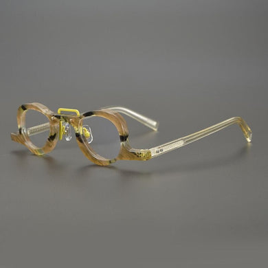 Personality Style Brand Acetate Glasses Frame Men  Retro Eyeglasses For Women Clear Lens Prescription Eyewear