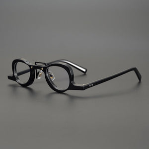 Personality Style Brand Acetate Glasses Frame Men  Retro Eyeglasses For Women Clear Lens Prescription Eyewear