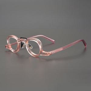 Personality Style Brand Acetate Glasses Frame Men  Retro Eyeglasses For Women Clear Lens Prescription Eyewear