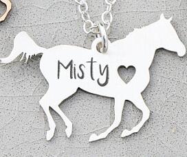 Personalized Horse Lover Gift Horse Jewelry Racing Horse Necklace Aliexpress Top-selling Accept Drop Shipping YP6029