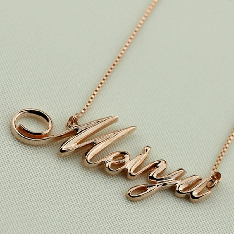 Personalized Infinity Pendants Custom Name Necklaces 925 Sterling Silver Lover Charm Jewelry Valentine's D Gift DIY 0058