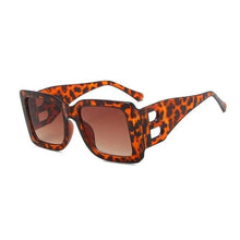 Load image into Gallery viewer, Personalized Modern Style Sunglasses Hollow B-Shaped Sunglasses Female Large Frame Square GlassesOculos Sol Feminino