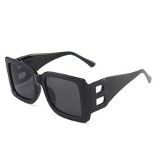 Load image into Gallery viewer, Personalized Modern Style Sunglasses Hollow B-Shaped Sunglasses Female Large Frame Square GlassesOculos Sol Feminino