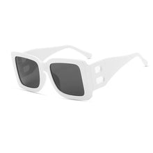 Load image into Gallery viewer, Personalized Modern Style Sunglasses Hollow B-Shaped Sunglasses Female Large Frame Square GlassesOculos Sol Feminino