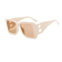 Load image into Gallery viewer, Personalized Modern Style Sunglasses Hollow B-Shaped Sunglasses Female Large Frame Square GlassesOculos Sol Feminino