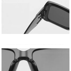 Personalized Modern Style Sunglasses Hollow B-Shaped Sunglasses Female Large Frame Square GlassesOculos Sol Feminino