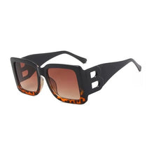 Load image into Gallery viewer, Personalized Modern Style Sunglasses Hollow B-Shaped Sunglasses Female Large Frame Square GlassesOculos Sol Feminino