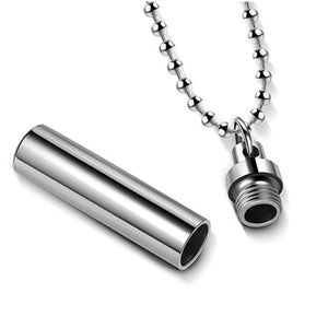 Regalo per la perdita di animali domestici, collana commemorativa, urna per ceneri o capelli, campione di simpatia, cremazione, gioielli ricordo, zampe di cane, pendente e catena 