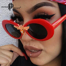 Load image into Gallery viewer, Peterpeggy  Classic Clout Goggle Kurt Cobain Glasses Oval Ladies Sunglasses Vintage Retro Sun Glasses Women&#39;s Uv400 Gafas De Sol