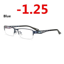 Load image into Gallery viewer, Pochromic Eye Glasses Men Women Myopia Eyeglasses Finished Glasses Students Short Sight Eyewear 0 -0.5 -1 -1.25 -1.5 -1.75 -2