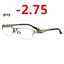Load image into Gallery viewer, Pochromic Eye Glasses Men Women Myopia Eyeglasses Finished Glasses Students Short Sight Eyewear 0 -0.5 -1 -1.25 -1.5 -1.75 -2
