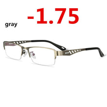Load image into Gallery viewer, Pochromic Eye Glasses Men Women Myopia Eyeglasses Finished Glasses Students Short Sight Eyewear 0 -0.5 -1 -1.25 -1.5 -1.75 -2
