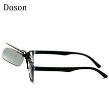 Load image into Gallery viewer, Pochromic Polarized Clip On Sunglasses Near-Sighted Driving Night Vision Lens Anti-UVA Anti-UVB Sunglasses Clip De Sol UV400