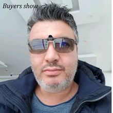 Load image into Gallery viewer, Pochromic Polarized Clip On Sunglasses Near-Sighted Driving Night Vision Lens Anti-UVA Anti-UVB Sunglasses Clip De Sol UV400
