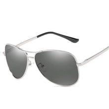 Load image into Gallery viewer, Photochromic Polarized Sunglasses Men Pilot Driving Chameleon Discoloration Eyewear Sport Sunglasses Shades Oculos De Sol