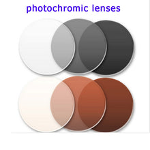Load image into Gallery viewer, Photochromic Sunglasses Eye Lenses Anti-radiation Grey/brown Colored Lenses for Eyes Glasses Optical Prescription Glasses Women