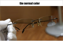 Load image into Gallery viewer, Photochromic Sunglasses Eye Lenses Anti-radiation Grey/brown Colored Lenses for Eyes Glasses Optical Prescription Glasses Women