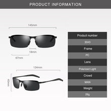 Load image into Gallery viewer, Photochromic Sunglasses Men Day Night Vision Driver&#39;s Eyewear Polarized Driving Chameleon Glasses Male Change Color Sun Glasses