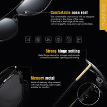 Load image into Gallery viewer, Photochromic Sunglasses Men Driving Polarized Chameleon Lens Sun Glasses Women Hexagon Memory Metal Frame 2023 zonnebril heren