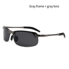 Carica l'immagine nel visualizzatore di Gallery, Pochromic Sunglasses Men Polarized Driving Chameleon Glasses Male Change Color Goggles Day Night Vision Driver's Eyewear E136