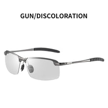 Carica l&#39;immagine nel visualizzatore di Gallery, Photochromic Sunglasses Men Polarized Driving Chameleon Glasses Male Change Color Sun Glasses Day Night Vision Driver&#39;s Eyewear
