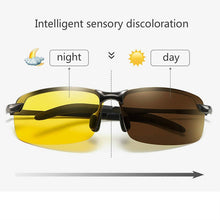 Load image into Gallery viewer, Photochromic Sunglasses Men Polarized Driving Chameleon Glasses Male Change Color Sun Glasses Day Night Vision Driver&#39;s Eyewear