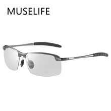 Load image into Gallery viewer, Photochromic Sunglasses Men Polarized Driving Chameleon Glasses Male Change Color Sun Glasses Day Night Vision Driver&#39;s Eyewear