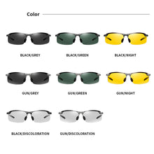 Load image into Gallery viewer, Photochromic Sunglasses Men Polarized Driving Chameleon Glasses Male Change Color Sun Glasses Day Night Vision Driver&#39;s Eyewear