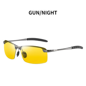 Photochromic Sunglasses Men Polarized Driving Chameleon Glasses Male Change Color Sun Glasses Day Night Vision Driver's Eyewear