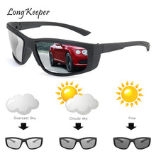 Load image into Gallery viewer, Photochromic Sunglasses Men Polarized Driving Chameleon Glasses Male Change Color Sun Glasses Day Night Vision Driving Eyewear
