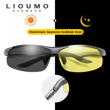 Load image into Gallery viewer, Photochromic Sunglasses Men Women Day Night Vision Driving Polarized Discoloration Eyewear Chameleon Sun Glasses Anti-Glare Lens