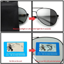 Load image into Gallery viewer, Photochromic Sunglasses Men Women Polarized Chameleon Glasses Men&#39;s Change Color Sun Glasses For Man Day Night Vision Eyewear