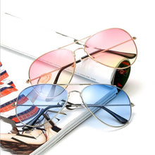 Load image into Gallery viewer, Pilot Aviation Night Vision Sunglasses Men Women Goggles Glasses UV400 Sun Glasses Driver Night Driving Eyewear