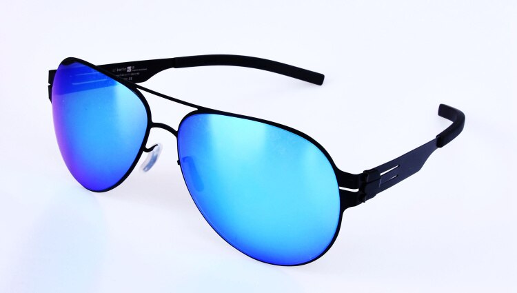 Occhiali da sole polarizzati senza viti di marca Pilot Designer per uomo Donna Occhiali da sole con protezione UV alla moda con custodia originale 