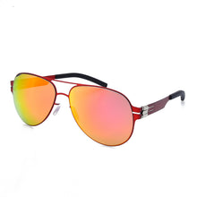 Carica l&#39;immagine nel visualizzatore di Gallery, Pilot Brand Polarized Sunglasses Men Sun Glasses Women Screwless Eyewear Fashional Eyeglasses With Original Case