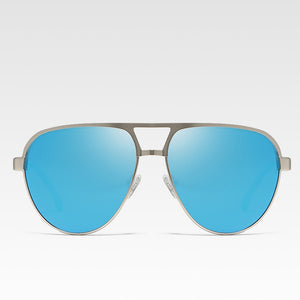 Pilot Classic Polarized Sunglasses Men  Brand Designer Sun Glasses For Male Retro Black Spring Legs Driving Shades UV400