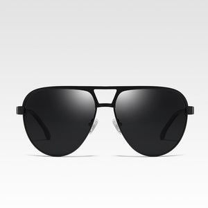 Pilot Classic Polarized Sunglasses Men  Brand Designer Sun Glasses For Male Retro Black Spring Legs Driving Shades UV400