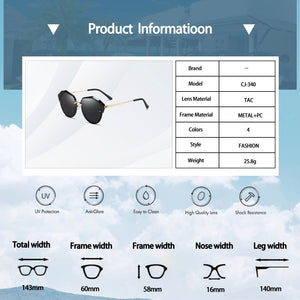 Pilot Classic Polarized Sunglasses Men  Brand Designer Sun Glasses For Male Retro Black Spring Legs Driving Shades UV400