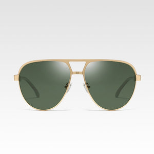 Pilot Classic Polarized Sunglasses Men  Brand Designer Sun Glasses For Male Retro Black Spring Legs Driving Shades UV400