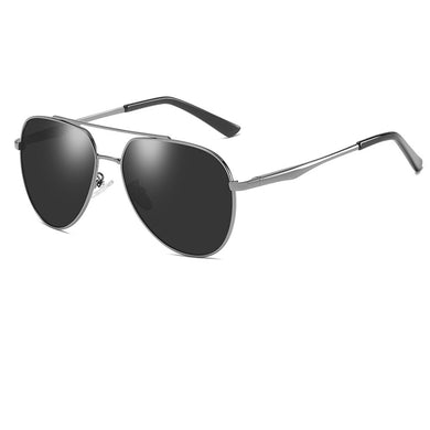 Pilot Goggle Men Polarized Sunglasses Men Brand Design Sun Glasses  Aluminum Legs Mirror Lens Eyeglasses Men/women