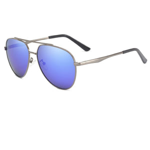 Pilot Goggle Men Polarized Sunglasses Men Brand Design Sun Glasses  Aluminum Legs Mirror Lens Eyeglasses Men/women