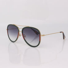 Load image into Gallery viewer, Pilot Metal Trim women sunglasses double bar sunglasses men