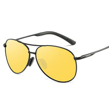 Load image into Gallery viewer, Pilot Night Vision Polarized Sunglasses Men Women Anti High Beam Driving At Night Sun Glasses Lightweight Alloy Frame Goggles CE