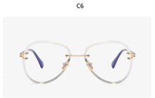 Load image into Gallery viewer, Pilot Rimless Sunglasses Women ocean Lens Designer Sun Glasses Gradient Shades Ladies Frameless Metal Eyeglasses UV400