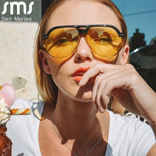 Load image into Gallery viewer, Pilot Round Sunglasses Women Men Men Vintage Sunglasses Oval Frames Eyeglasses  Brand Designer Sun Glasses Retro Eyewear