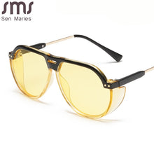 Load image into Gallery viewer, Pilot Round Sunglasses Women Men Men Vintage Sunglasses Oval Frames Eyeglasses  Brand Designer Sun Glasses Retro Eyewear